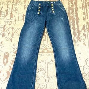 MissMe sailor bell bottom jeans